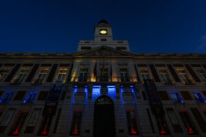Madrid se ilumina con los colores de Venezuela como “muestra de solidaridad”