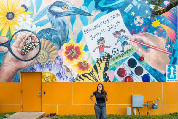 Children’s Museum Houston presenta mural oficial de la Copa Mundial de la FIFA