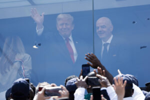 Trump llega a la final del Mundial: “Es difícil apostar contra Messi”
