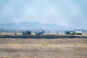 Un avión de combate de EE.UU. se estrella en una base militar de California