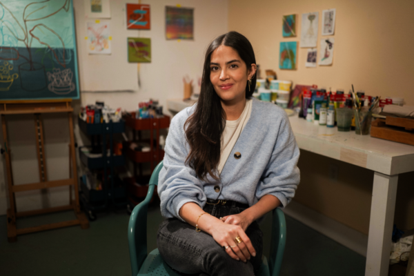 La artista plástico Orianna Montenegro ayuda a los afectados de los terremoto a través de sus obras