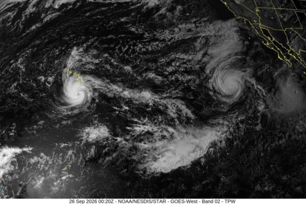 Huracán Nolo se encamina hacia Háwai con potenciales lluvias catastróficas